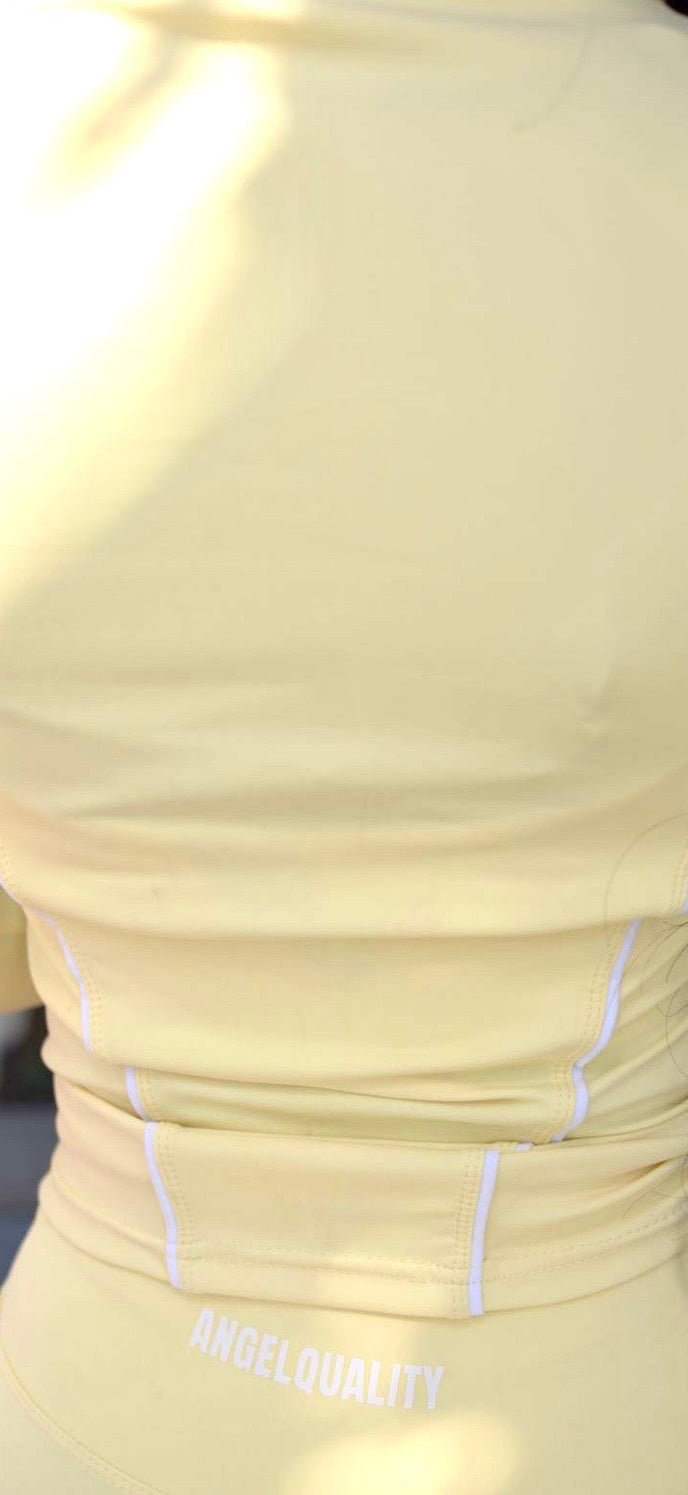 AQ Pastel Yellow Shorts
